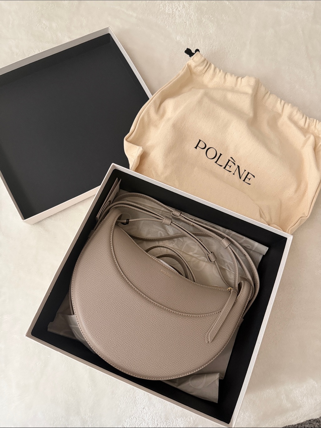 Polene Numero Dix Taupe Bag — image 2 of 3